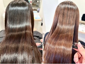 RICHAIR.NEU ブリーチ縮毛矯正/ハイトーン/ダブルカラー/髪質改善【4/20 OPEN(予定)】の写真/《金山駅/徒歩1分》超音波TRでトゥルトゥル美髪へ☆有名店出身オーナーの一押し!