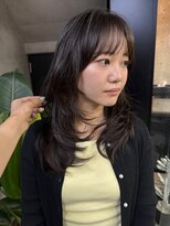 ナループロアポンテ(Nalu pu loa PONTE)&nbsp;バタフライレイヤーカット/海外風レイヤーカット/透明感カラー