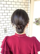 フェリーチェ 六本木店(Felice)&nbsp;シニヨン 上品 結婚式 参列ヘア お呼ばれヘア おでかけヘア