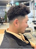 宇都宮メンズカットメンズパーマ波巻きスパイラルパーマツイスパ