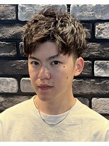 ガル(GALL)&nbsp;アップバングショートメンズパーマ