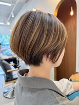 アロン(alon) 大人ショート/ハイライトカラー/30代40代50代60代似合わせ