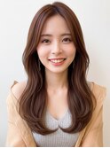 大人可愛い髪質改善レイヤー×透明感ベージュ×秋カラー