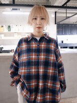 スティードアウェーク 立川北口店(Steed AWAYKE)&nbsp;feather BOB / high blond___【AWAYKE/立川】