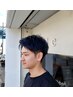 《メンズ限定》Wカラー(ブリーチ+カラー)＋デザインカット　￥17000～