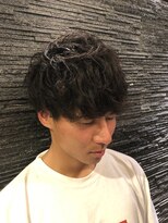 ヒロギンザ 池袋 サンシャイン通り店(HIRO GINZA)&nbsp;前下がりふんわりパーマ