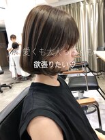 シェス 梅田茶屋町(shes)&nbsp;韓国風ショートレイヤーコンマヘア20代30代40代