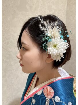 オブヘアー 宮前平店(Of HAIR) ボブアレンジ【着物ヘア】