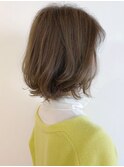 大人の軽やかボブ☆レイヤー/大人ヘア/ボリューム/ナチュラル