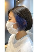 ボブ × インナーブルー