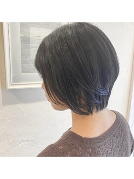 アロマヘアルーム 横浜店(AROMA hair room) 小顔補正立体カット大人可愛い20代30代40代ミニボブ/横浜