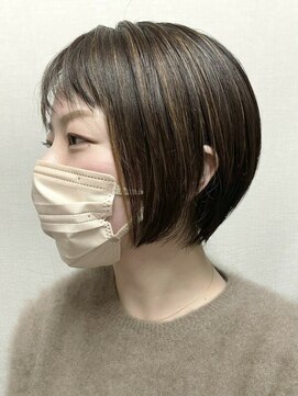 アン たまプラーザ(un) 収まりボブ＋ファイバープレックスハイライト