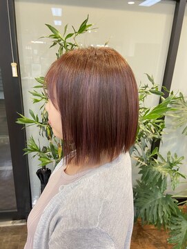 ネバーランド 平成店(NEVER LAND) ハイライトたっぷりピンクベージュカラー