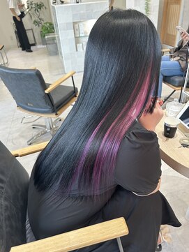 ジーナ 福岡天神(Zina) *インナーカラーでも艶髪で映える*髪質改善トリートメント