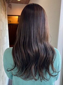ミルヘアデザイン(mil hair design) ミルクティーベージュダブルカラーグレージュカラーハイライト