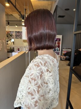 ライリー(riley) ピンクブラウンカラー