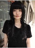 ロングウルフカット