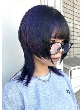 シャルティア(SHALLTIA) デザインウルフ【山口市美容室】【山口市ハイトーンカラー】