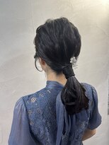 ねじねじローポニー ヘアセット エジリ
