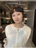 ミニボブパーマ_ボブパーマ_ニュアンスパーマ_前髪パーマ