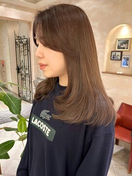 ビュートリアム265(BEAUTRIUM 265) ◎セミロング/レイヤーカット/ハイライト/イエベ/カーテンバング