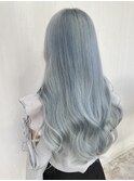 エフェクトブリーチで作る！ペールブルーカラー