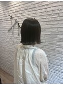 切りっぱなしボブ♪