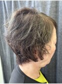 白髪ぼかしでイメチェン