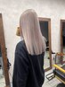 【人気No.2】カット＋ケアブリーチ＋カラー＋ケアトリートメント￥27,000