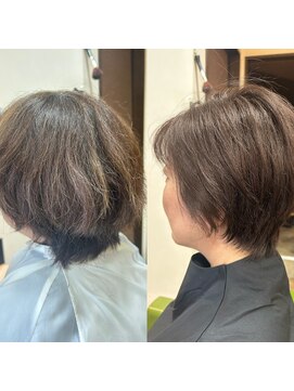 ヘアリゾート レノヴァティオ 髪質改善スッキリショート