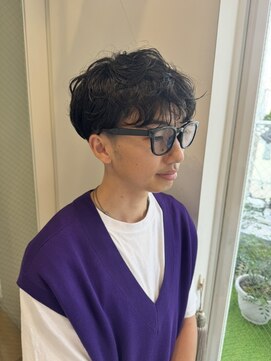 バイオレット ナゴヤ(Violet Nagoya) ミックスパーマ マッシュパーマ メンズカット 秋ヘア HR-158