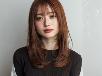 ミツバ(3tuba)の写真/ダメージレスな艶カラー/ブリーチなしダブルカラーが人気の美容室◎カット+髪質改善ツヤカラー￥6900*天文館