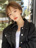 ギークス(GEEKS)&nbsp;【GEEKS渋谷】大人ショートボブ/冬カラー/ココアブラウン/透明感