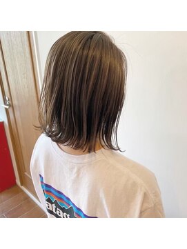 ノット 成田公津の杜(Knot) ダークアッシュ/ミディアムレイヤーカット/成田公津の杜駅