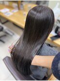 着物ヘア/大人ガーリー/ダークアッシュ/似合わせカット/佐倉