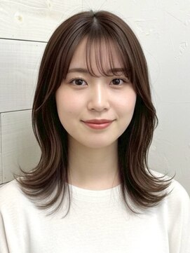 ミュージアム(MUSEUM) ワンカールくびれ外ハネスタイル/透明感カラー/ボブ/くびれボブ