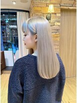 ロニカ 銀座(LOuNICA)&nbsp;小顔前髪/ハイブリーチ/ホワイトブリーチ/シルバー #銀座#東銀座
