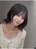 黒髪小顔/顔周り/ボヘイリーブ/レイヤー/髪質改善/縮毛矯正/池袋