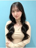 韓国風ウェーブ×小顔レイヤーロング