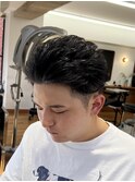 MEN’S/サーフカール/刈り上げセンターパート/表参道駅/青山 