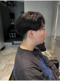 刈り上げセンターパート