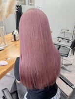 ヴェルダ 池袋店(verda) ブリーチ2回 くすみピンクベージュ