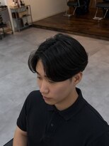 ブリードトウキョウ 亀戸店(BRYD TOKYO)&nbsp;センターパートニュアンスパーマ曲がる縮毛矯正