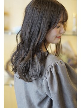 ハンズエミュ(hands emu) 抜け感グレイッシュ＊毛髪補修ケアカラー