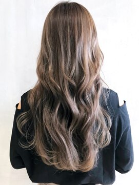 アイティー バイ アルバム 中野店(IT by ALBUM) くるみシアグレー_ウェーブパーマフォギーベージュ_ba290981