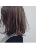 モカベージュ×ボブ