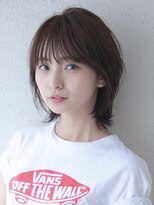 コクーン(Cocoon) ウルフボブ#イメチェン#モード#ダークアッシュ#チェリーブラウン