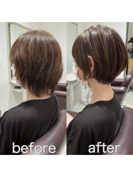 アンサム 三軒茶屋(UNSOME) 上質ショートボブba/明るめベージュカラー/豊岡