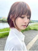 インナーピンクミニボブ