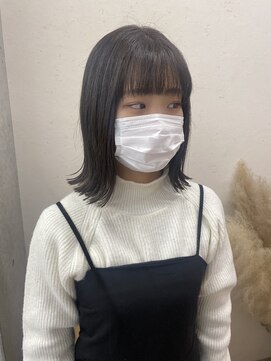 エフバイラブランシュ 大宮東口店(ef by La Blanche) 大宮/大宮美容室/韓国/サイドバング/顔まわりカット